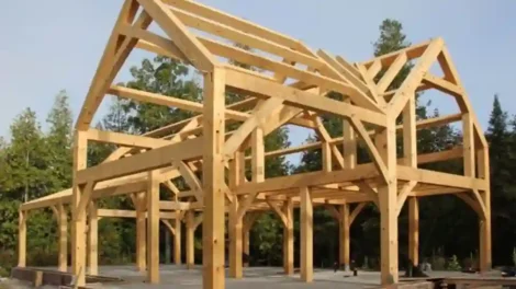 Timber frame home kits