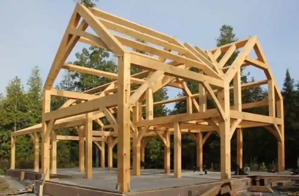 Timber frame home kits